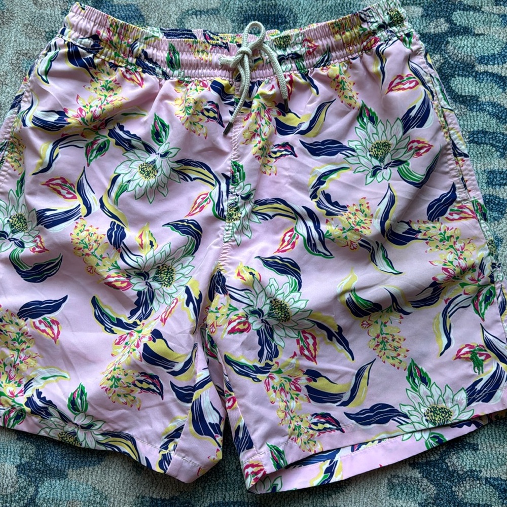 Ralph Lauren Polo blue label men’s swim trunks size L like new